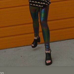 Sparkle  leggings from mod cloth size medium worn once for a photo session